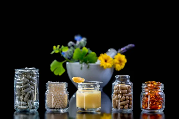 Borage Food Supplement Leaf — Stock Photo, Image