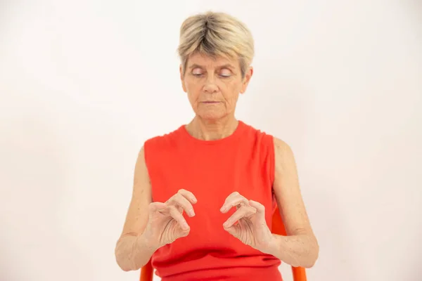 Fitness Activities People Parkinsons Include Flexibility Muscle Stretches Posture Movement — Stockfoto