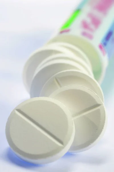 Aspirin Pills Close View — Fotografia de Stock