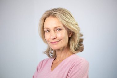 Bir kadın portresi.