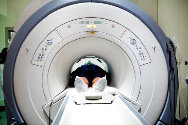 MRI or magnetic resonance imaging of a patient's hips.