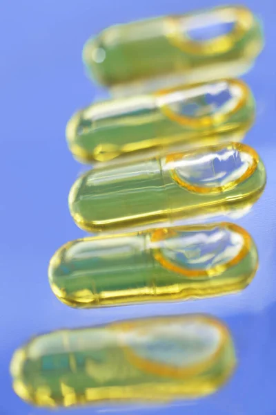 Capsules Cod Liver Oil Cod Liver Oil Consummed Mainly Its — Stockfoto