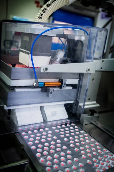 Фармацевтичний Виробничий Підрозділ Спеціалізується Упаковці Розповсюдженні Таблеток — стокове фото