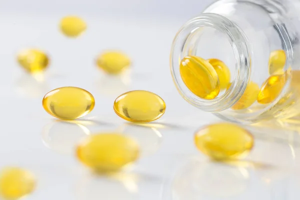 Omega Fatty Acid Pills — Stock Photo, Image