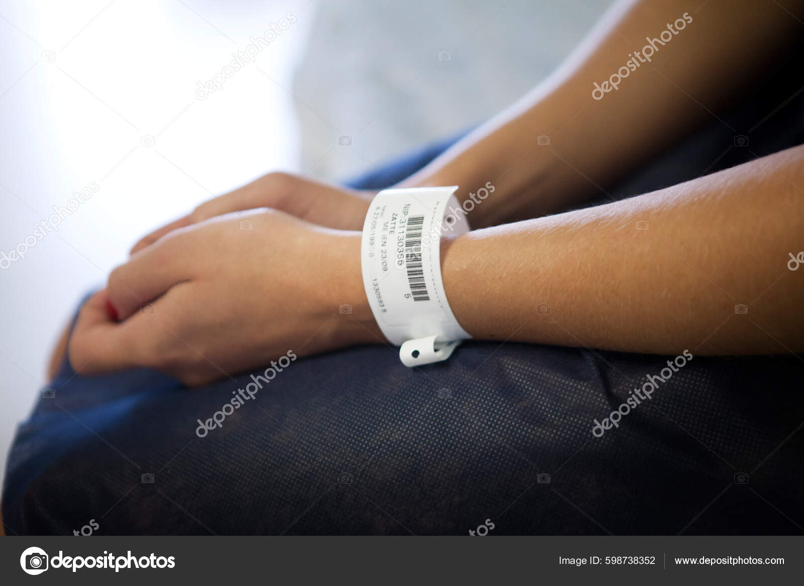 Newborn reborn hospital bracelet band. Reborn baby doll. TRU BORN | truborns