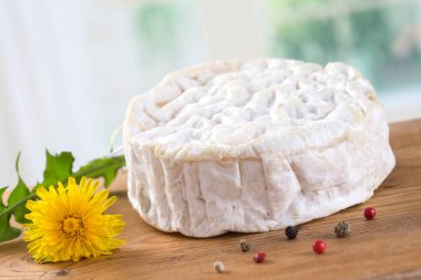 Traditional camembert cheese from Normandy. 