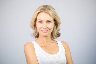 Bir kadın portresi.