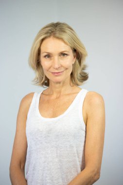 Bir kadın portresi.