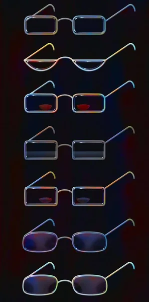 Glasses: different types of prescription glasses for presbyopia (reading glasses..).