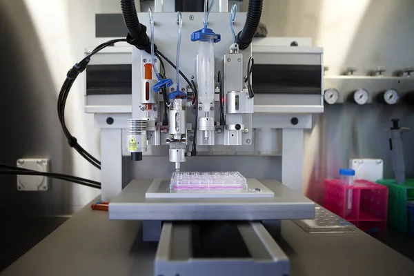 Bioprinting Artificial Production Biological Tissues Allowing Regenerative Medicine — Stok fotoğraf