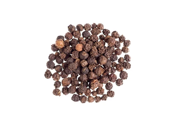 Black Pepper Placed White Background — Stock Photo, Image