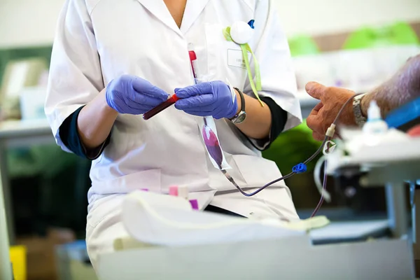 Blood Donor Blood Collection Facility — Stockfoto