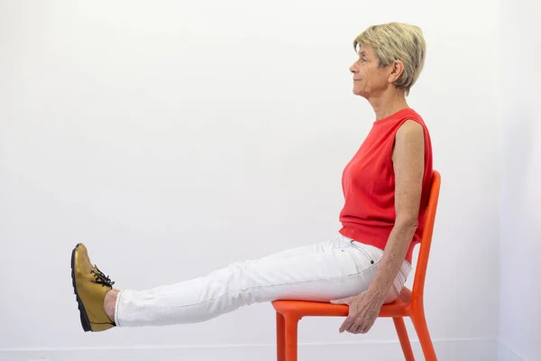 Fitness Activities People Parkinsons Include Flexibility Muscle Stretches Posture Movement — ストック写真