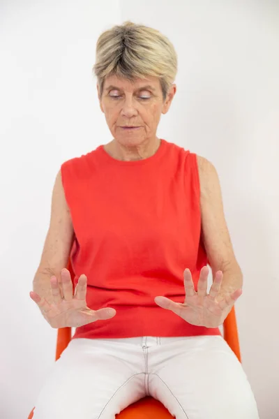Fitness Activities People Parkinsons Include Flexibility Muscle Stretches Posture Movement — Stock fotografie