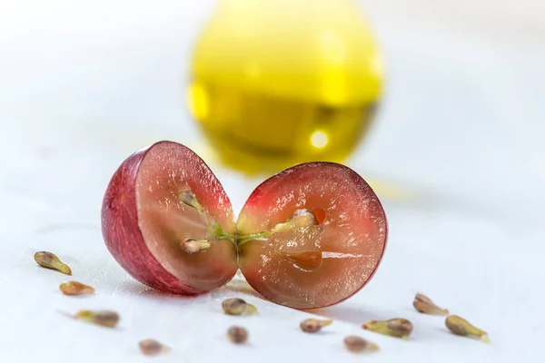 Grape Seed Oil Seed Extract Has Antioxidant Nourishing Skin — Stock Fotó