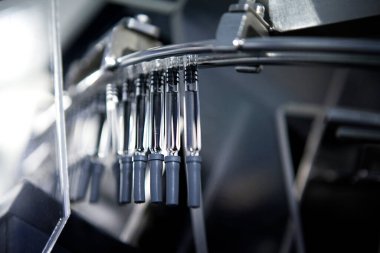 Pharmaceutical industry, manufacture of injectable preparations (pre-filled syringes).