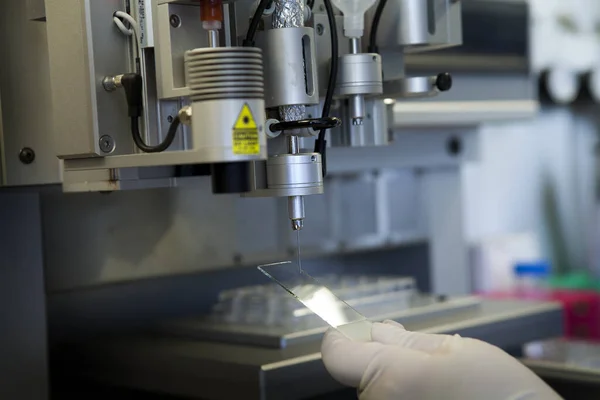 Bioprinting Artificial Fabrication Biological Tissues Allowing Regenerative Medicine Test Printing — Stock Photo, Image