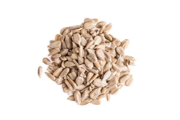 Healthy Sun Flower Seeds View Abobe White Background — Stock Fotó