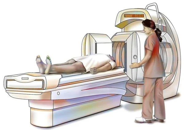 Representation Scanner Medical Imaging Device — 图库照片
