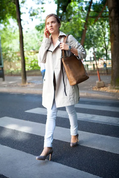 Woman Phone — Stock Photo, Image