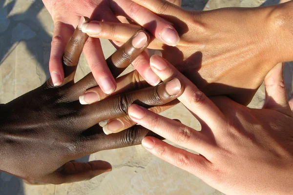 Hands Close View — Stockfoto