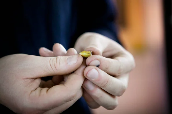 Ballistic Department Forensic Criminal Research Bullet — Stockfoto