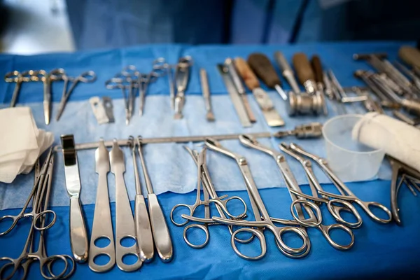 Table Surgical Instruments Orthopedics Operating Theater — 图库照片