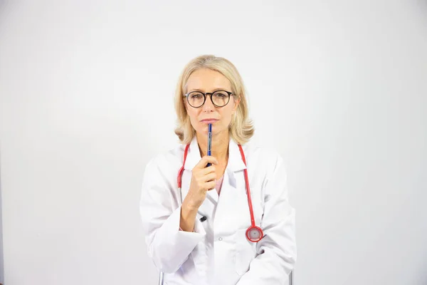Female Doctor Her Fifties — Stockfoto