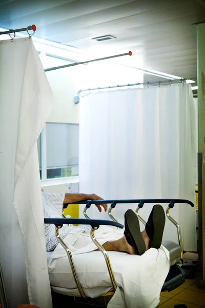 Patient Night Emergency Room Hospital Center France — Foto Stock