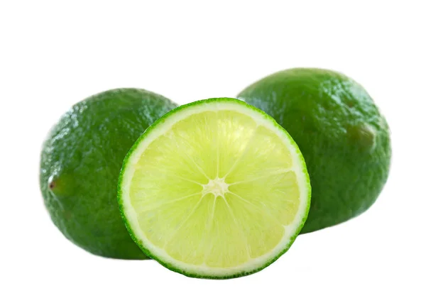 Lime Isolated White Background — Stock Photo, Image