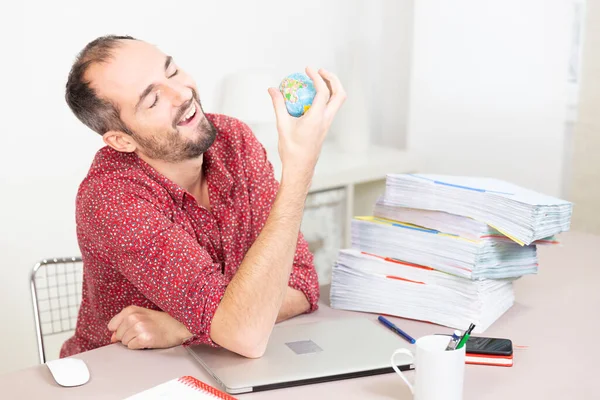 Man Stress Ball — Stockfoto