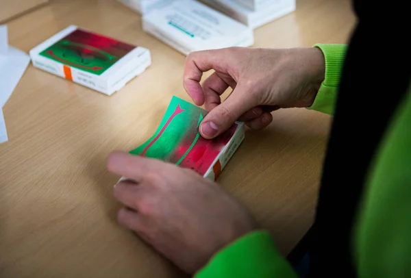 Preparation Kit Pharmacies Exchange Recovery Used Drug Equipment — Stockfoto