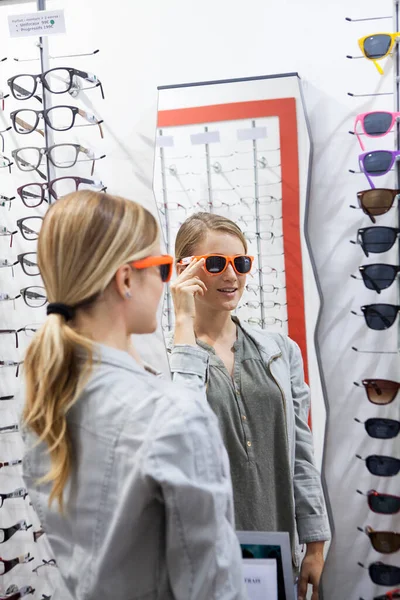 Optician Woman Conceptual Photo — Zdjęcie stockowe