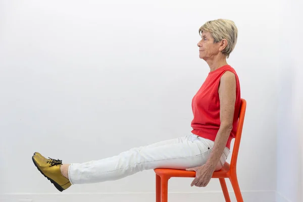 Fitness Activities People Parkinsons Include Flexibility Muscle Stretches Posture Movement — Foto de Stock