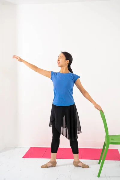 Classical Dance Home Practiced Teacher Student — Zdjęcie stockowe