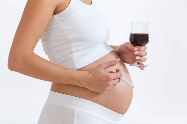Meses Mujer Embarazada —  Fotos de Stock