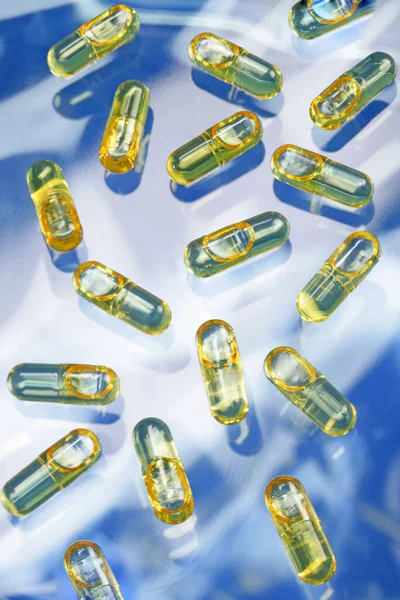 Capsules Cod Liver Oil Cod Liver Oil Consummed Mainly Its — Stockfoto