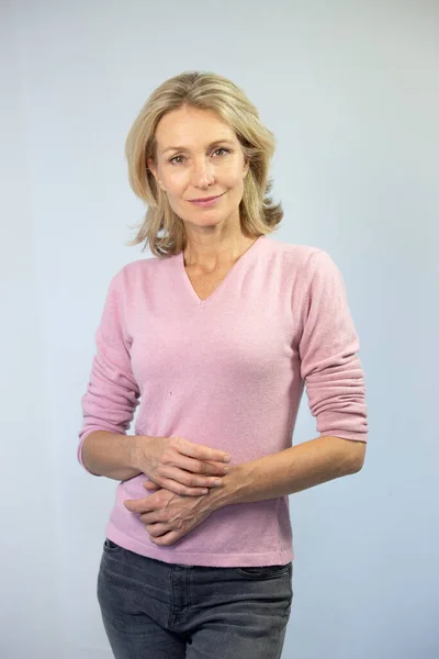 Retrato Uma Mulher — Fotografia de Stock