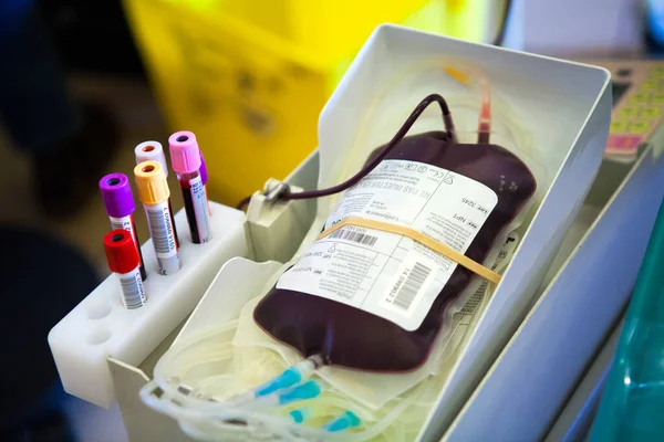 Donate Blood Blood Collection Facility — Stock Photo, Image