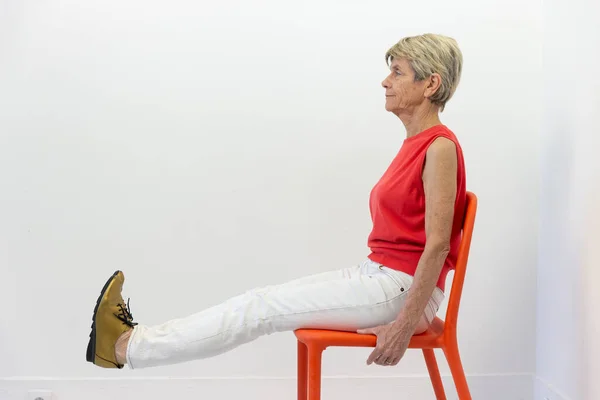 Fitness Activities People Parkinsons Include Flexibility Muscle Stretches Posture Movement — Fotografia de Stock