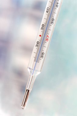 Medical thermometer. close-up view