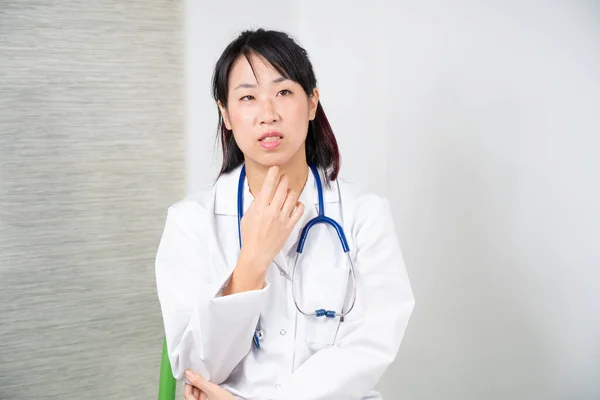 Asian Female Doctor Consultation — 스톡 사진