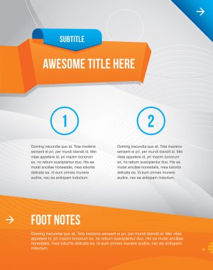 modern ve sade çok amaçlı grafik tasarım şablonu