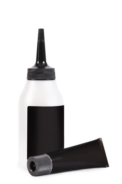 saç için bir boya ile tüp