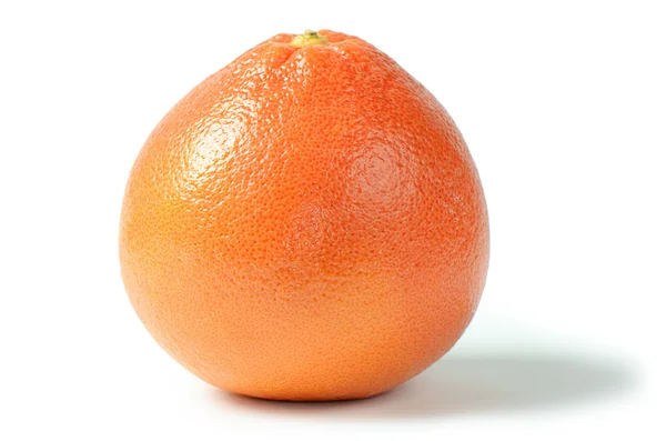 Яскравий грейпфрут ізольований на білому тлі — стокове фото