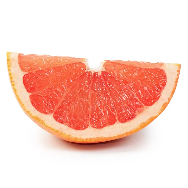 Ljusa grapefrukt isolerad på vit bakgrund — Stockfoto