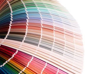 beyaz izole renk paleti