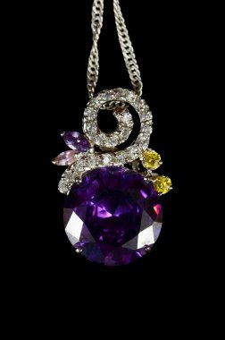 Fantazi mücevherler siyah zemin