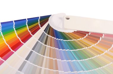 beyaz izole renk paleti