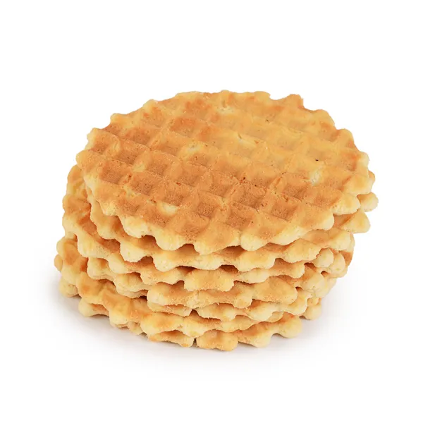 Wafers isolerad på vit bakgrund — Stockfoto